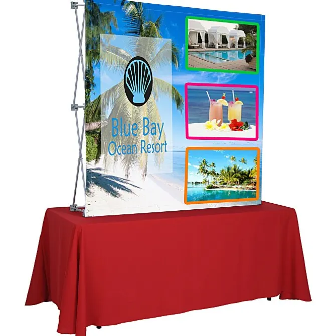 Splash Tabletop Display - 5 feet - Front Graphics