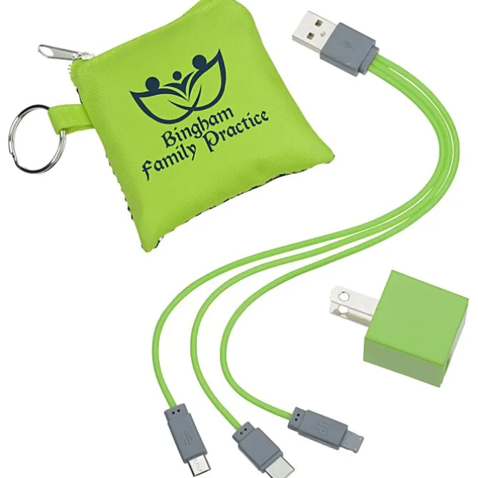 Sporty 3-in-1 Pouch with Wall Charger