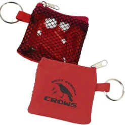 Sporty Pouch with Colorful Earbuds
