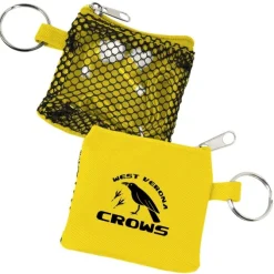 Sporty Pouch with Colorful Earbuds