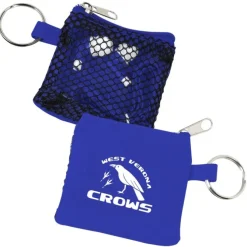 Sporty Pouch with Colorful Earbuds
