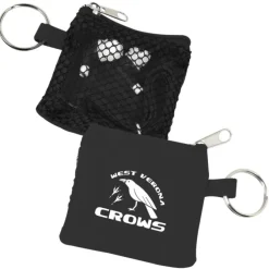 Sporty Pouch with Colorful Earbuds