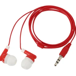 Sporty Pouch with Colorful Earbuds