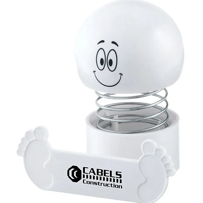 Springy Smiley Face Phone Stand