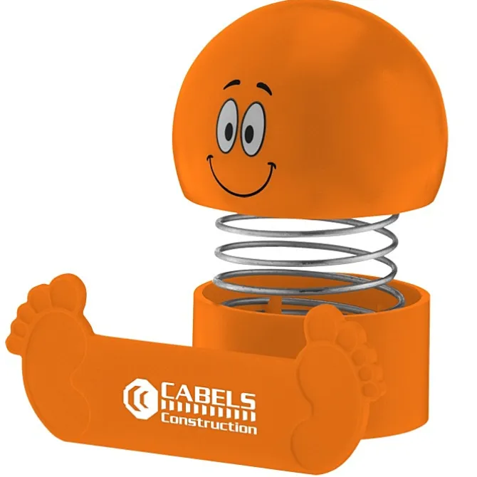 Springy Smiley Face Phone Stand