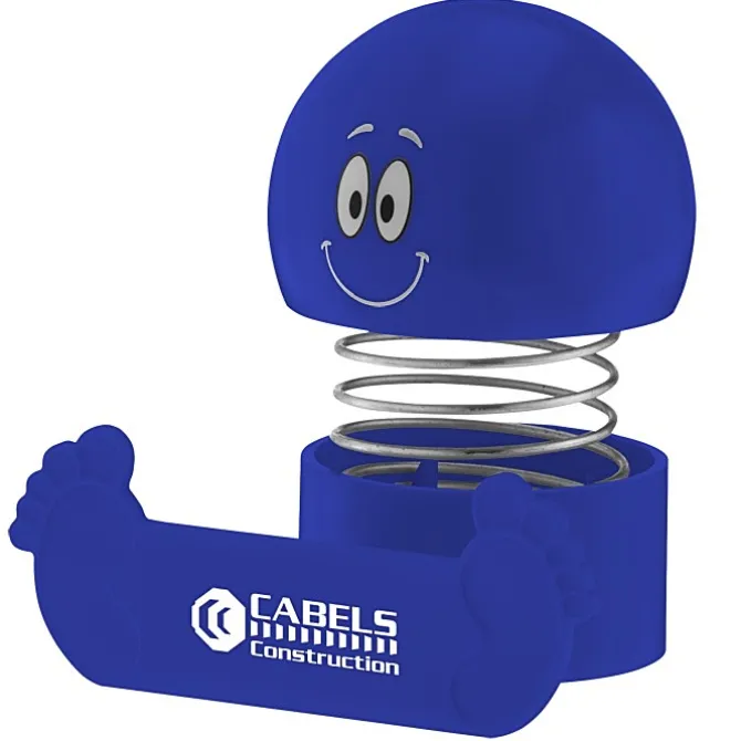 Springy Smiley Face Phone Stand