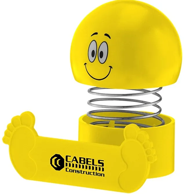Springy Smiley Face Phone Stand
