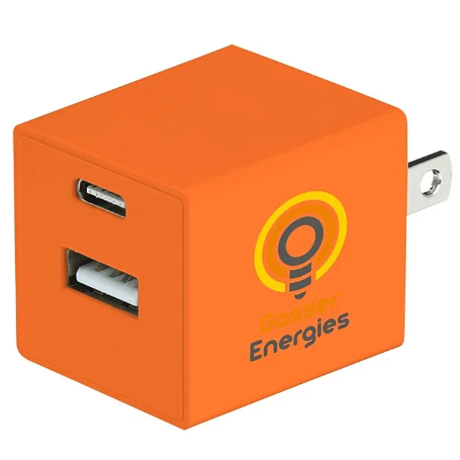 Square USB Wall Charger - USBC - 24 hr