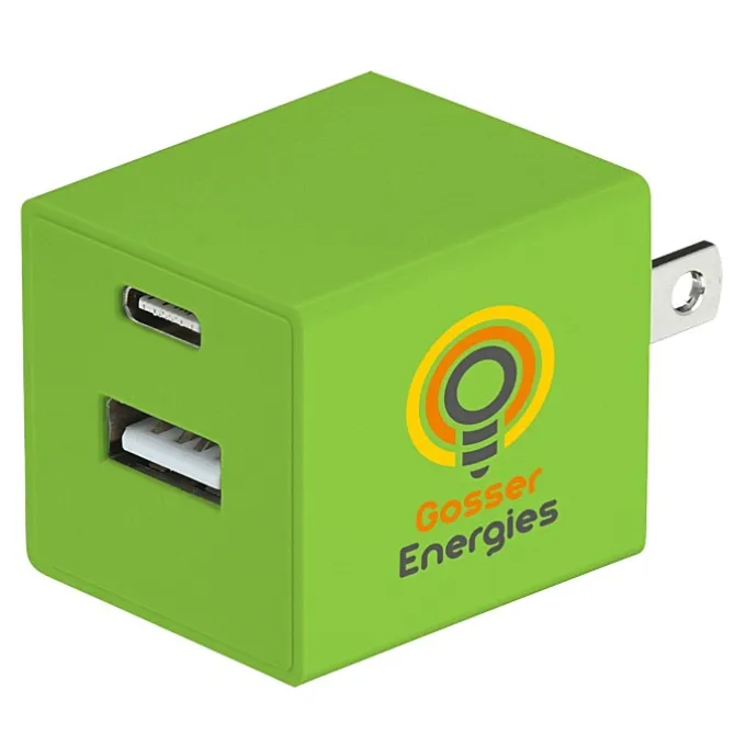 Square USB Wall Charger - USBC - 24 hr