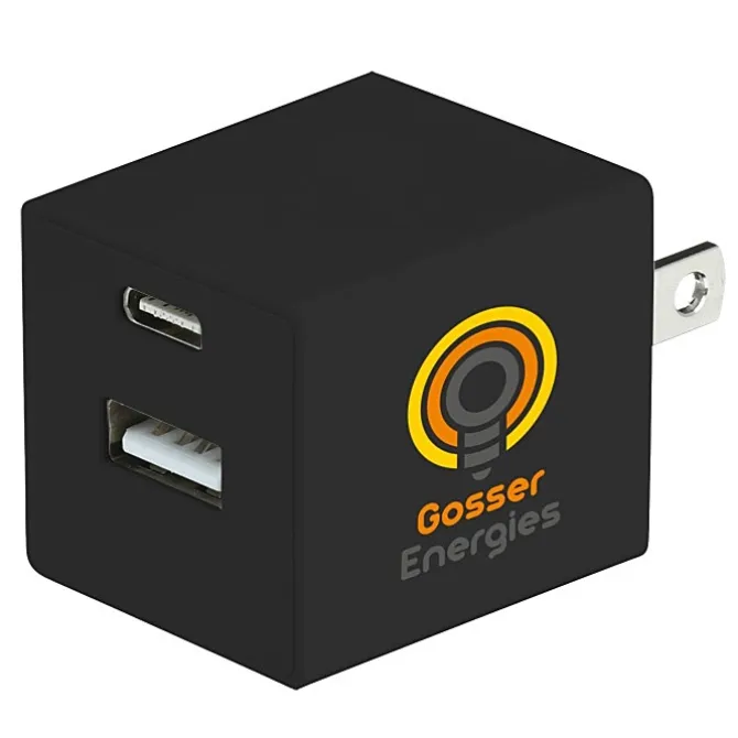 Square USB Wall Charger - USBC - 24 hr