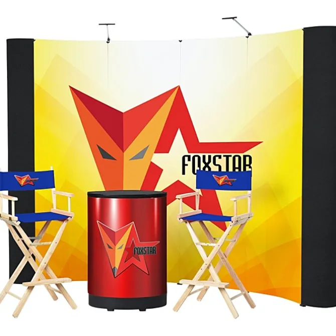 Standard Curved Floor Display - 10' Kit - Mural Center