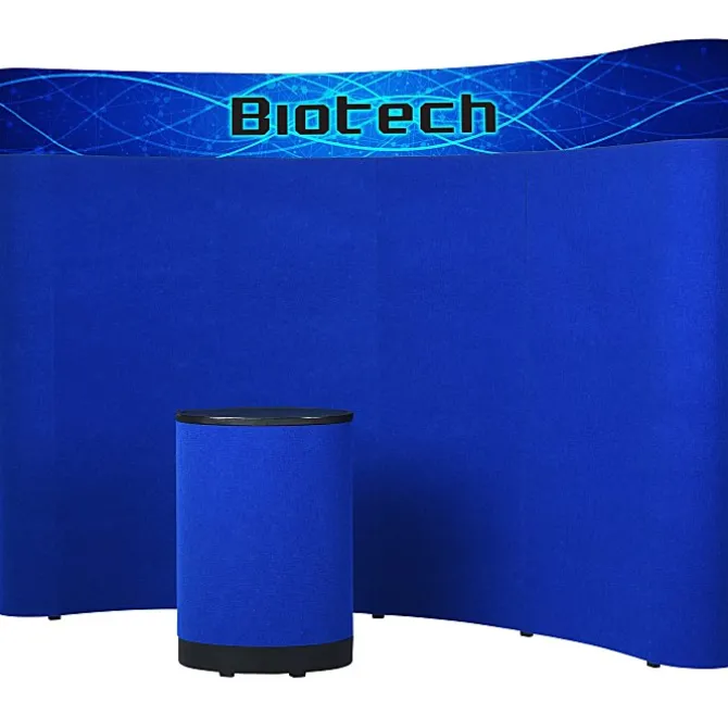 Standard Curved Floor Display - 10' - Header