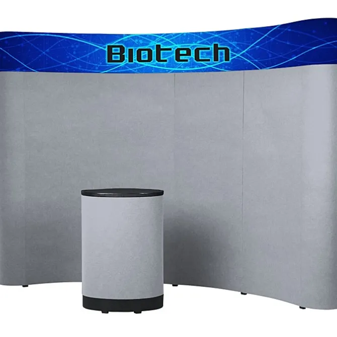 Standard Curved Floor Display - 10' - Header