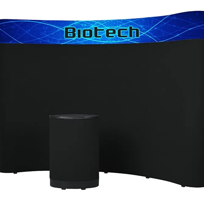 Standard Curved Floor Display - 10' - Header