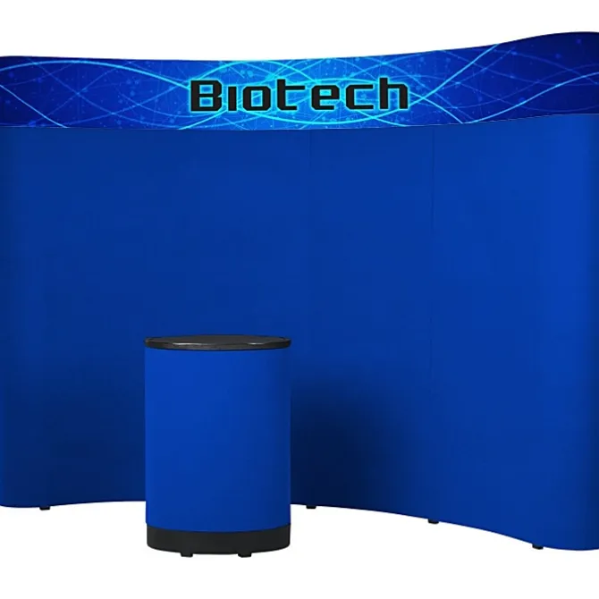 Standard Curved Floor Display - 10' - Header