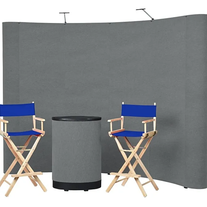 Standard Curved Floor Display - 10' Kit - Blank