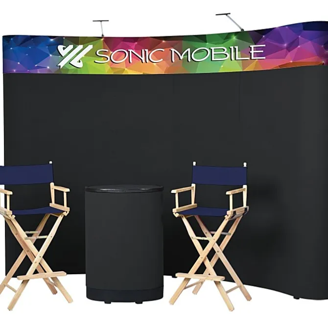Standard Curved Floor Display - 10' Kit - Header