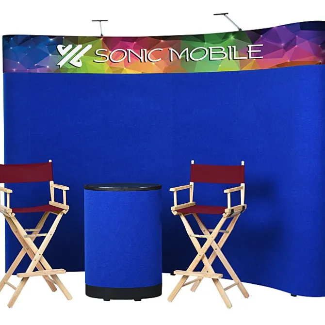 Standard Curved Floor Display - 10' Kit - Header