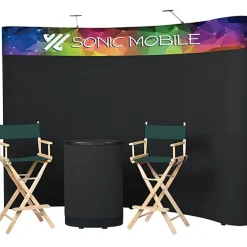 Standard Curved Floor Display - 10' Kit - Header