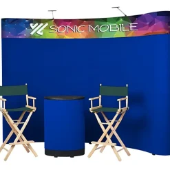 Standard Curved Floor Display - 10' Kit - Header