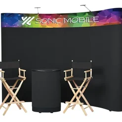 Standard Curved Floor Display - 10' Kit - Header
