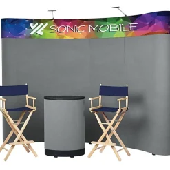 Standard Curved Floor Display - 10' Kit - Header