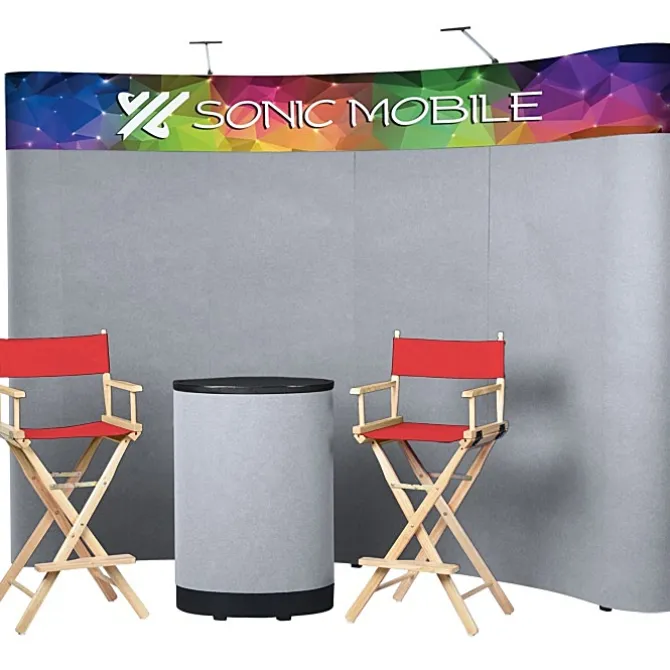 Standard Curved Floor Display - 10' Kit - Header