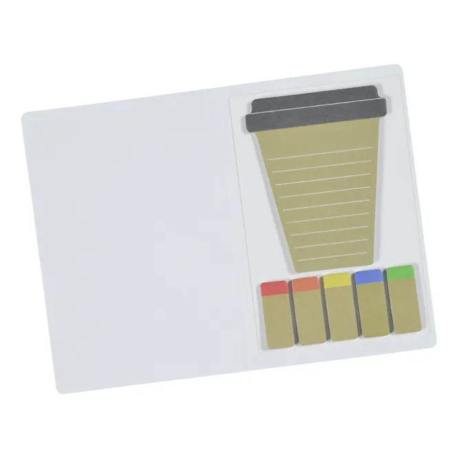 Sticky Notes and Flags Booklet - Coffee Cup