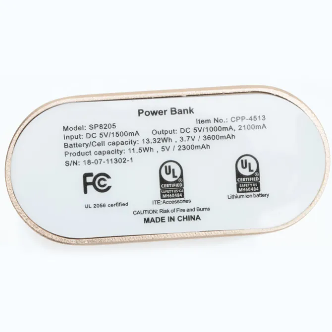 Stockton Jr. Power Bank - 3600 mAh