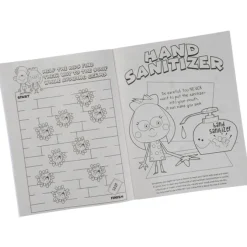 Stop The Spread of Germs Coloring Book
