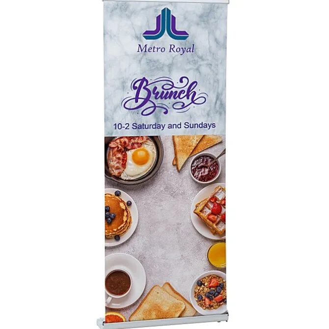 Stratus Retractable Banner Display - 31-1/2 inches