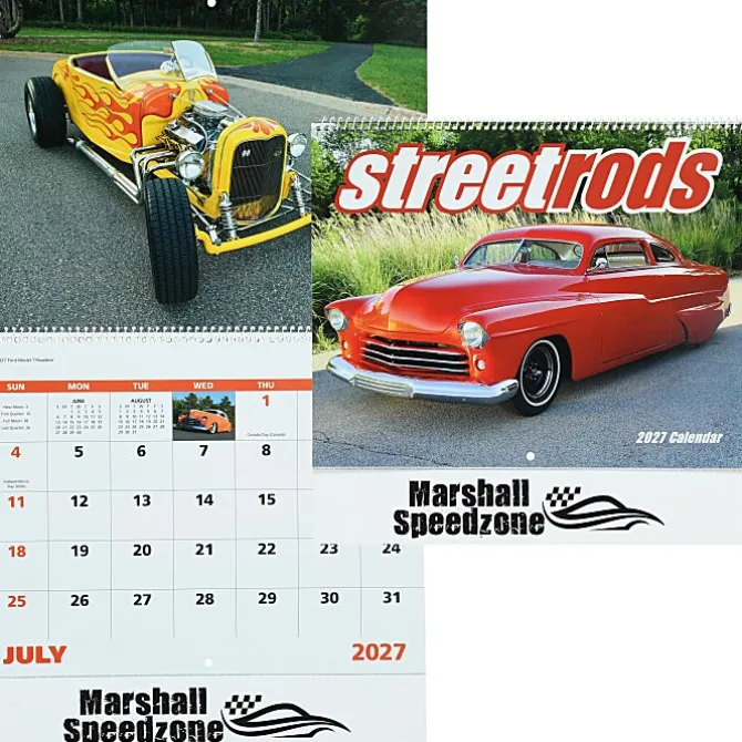 Street Rods Calendar - Spiral
