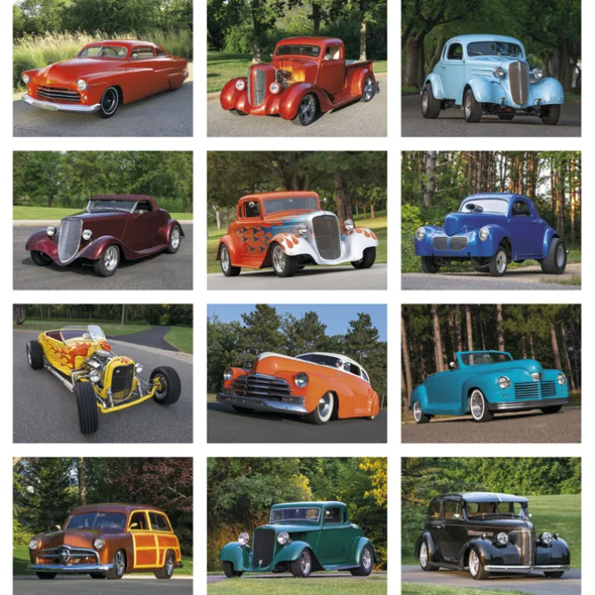Street Rods Calendar - Spiral