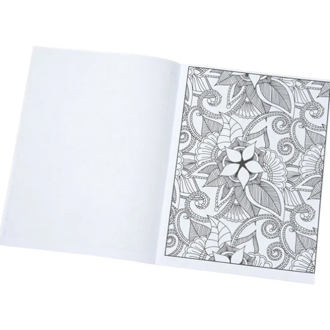 Stress Relieving Adult Coloring Book & Pencils - Zen Doodle