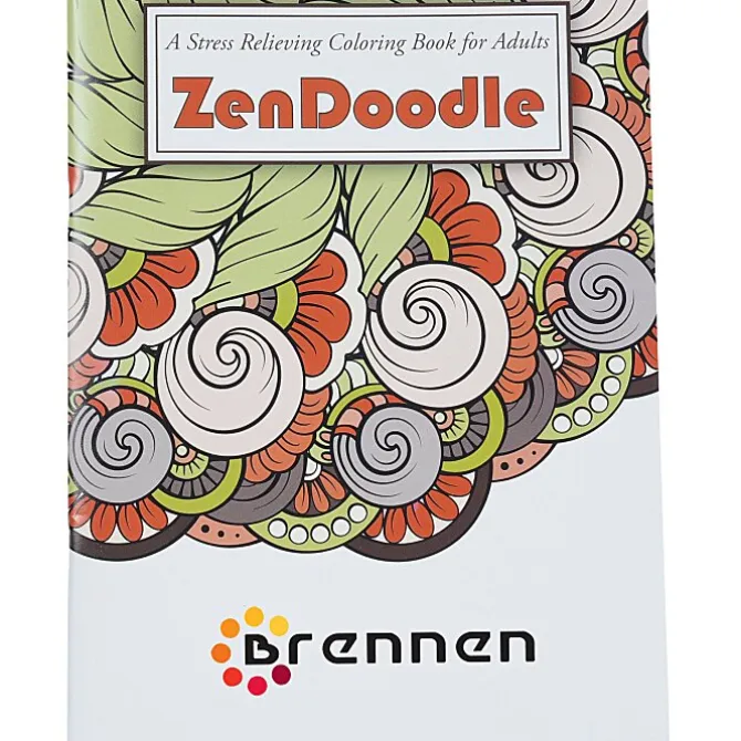 Stress Relieving Adult Coloring Book - Zen Doodle - Full Color