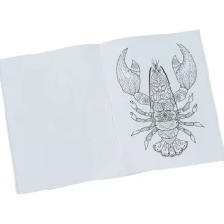 Stress Relieving Adult Coloring Book - Oceans - Full Color
