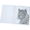 Stress Relieving Adult Coloring Book - Animals