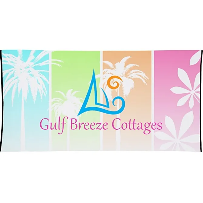 SubliPlush Velour Beach Towel - 30 inches x 60 inches - Heavyweight - Colors