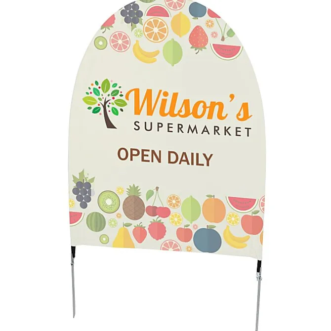Sunrise Sign - 3' x 5' - Spike Base