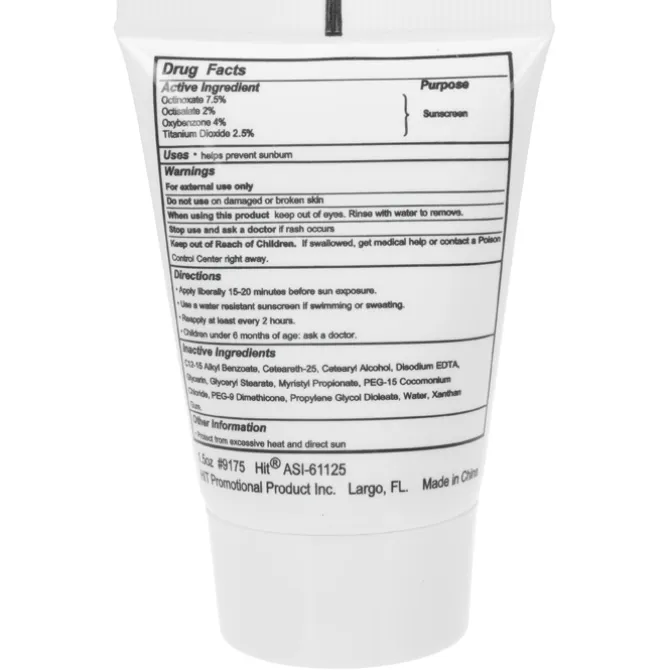 Sunscreen Tube - 1 1/2 oz