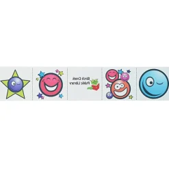 Super Kid 5 Tattoo Strip - Smiley Faces