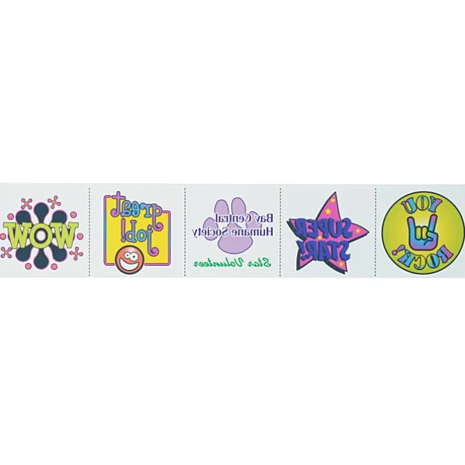 Super Kid 5 Tattoo Strip - Wow Words
