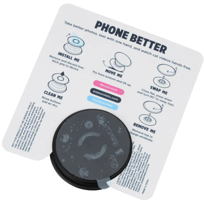 Swappable PopSockets PopGrip