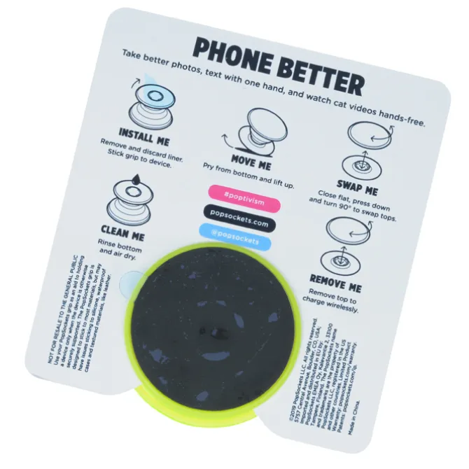 Swappable Popsockets PopGrip - Chroma