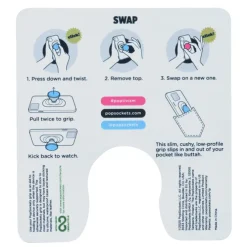 Swappable PopSockets PopGrip - Pocketable