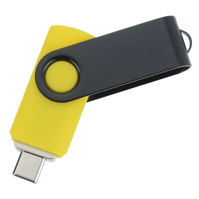 Swivel USB-C Drive - Black - 32GB