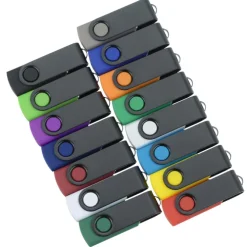Swivel USB-C Drive - Black - 16GB