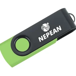 Swivel USB-C Drive - Black - 16GB