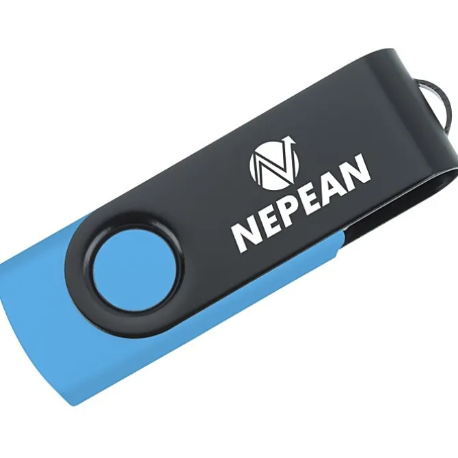 Swivel USB-C Drive - Black - 16GB