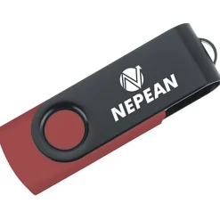 Swivel USB-C Drive - Black - 16GB - 24 hr
